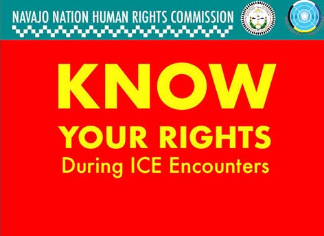 Community Announcement #6 - Know Your Rights during ICE Encounters